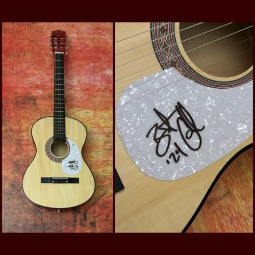 GFA SHINE ON RAINEY DAY STAR * BRENT COBB * SIGNED ACOUSTIC GUITAR COA COLLECTIBLE MEMORABILIA