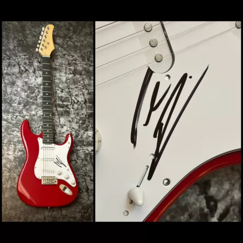GFA TAKE IT FROM ME COUNTRY STAR * JORDAN DAVIS * SIGNED ELECTRIC GUITAR COA COLLECTIBLE MEMORABILIA