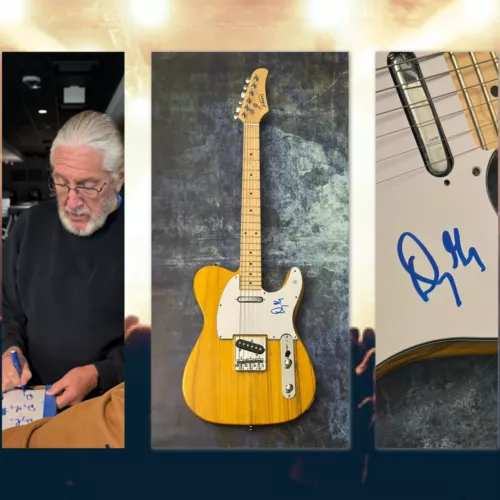 GFA THE MARSHALL TUCKER BAND * DOUG GRAY * SIGNED ELECTRIC TELE GUITAR COA COLLECTIBLE MEMORABILIA