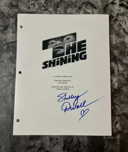 GFA THE SHINING ’80 MOVIE * SHELLEY DUVALL * SIGNED MOVIE SCRIPT PROOF SD3 COA COLLECTIBLE MEMORABILIA