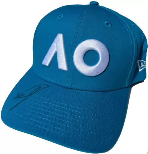 JANNIK SINNER SIGNED AUSTRALIAN OPEN TENNIS HAT CAP WIMBLEDON FRENCH US AO JSA COLLECTIBLE MEMORABILIA