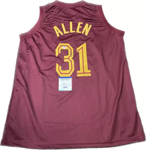 JARRETT ALLEN SIGNED JERSEY PSA/DNA CLEVELAND CAVALIERS AUTOGRAPHED COLLECTIBLE MEMORABILIA