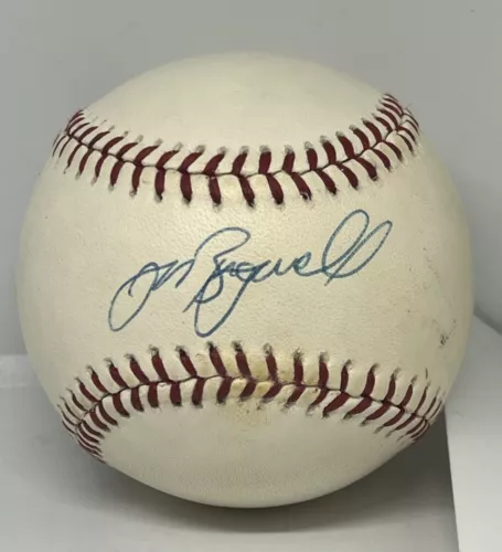 JEFF BAGWELL SIGNED OFFICIAL NATIONAL LEAGUE BASEBALL BALL AUTOGRAPHED BECKETT COLLECTIBLE MEMORABILIA