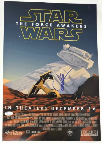 AUTOGRAPHED selling Star Wars The Force Awakens