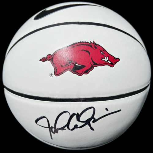 JOHN CALIPARI SIGNED ARKANSAS RAZORBACKS NIKE LOGO BASKETBALL JSA COA COLLECTIBLE MEMORABILIA