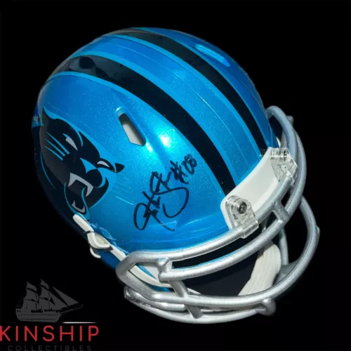 JONATHAN STEWART SIGNED CAROLINA PANTHERS MINI HELMET JSA COA FOOTBALL AUTO F83 COLLECTIBLE MEMORABILIA