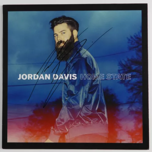 JORDAN DAVIS JSA SIGNED AUTOGRAPH ALBUM RECORD VINYL HOME STATE COLLECTIBLE MEMORABILIA