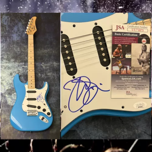 JSA CHICKENFOOT GUITARIST * JOE SATRIANI * SIGNED ELECTRIC GUITAR COA COLLECTIBLE MEMORABILIA