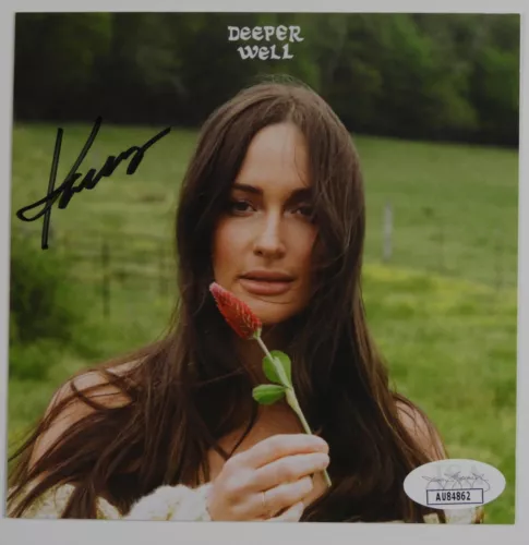 KACEY MUSGRAVES DEEPER WELL JSA SIGNED AUTOGRAPH ART CARD VINYL ALBUM COLLECTIBLE MEMORABILIA