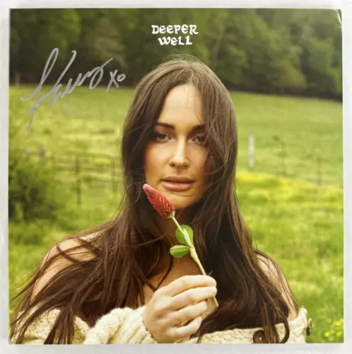 KACEY MUSGRAVES SIGNED AUTOGRAPH ALBUM VINYL RECORD – DEEPER WELL W/ BECKETT COA COLLECTIBLE MEMORABILIA