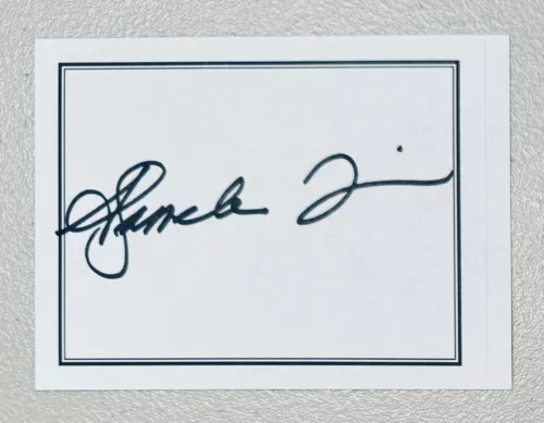 KAMALA HARRIS SIGNED AUTOGRAPHED 3.5 X 4.75 BOOKPLATE JSA LETTER VICE PRESIDENT COLLECTIBLE MEMORABILIA