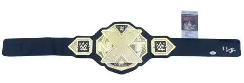 KEITH LEE SIGNED WWE NXT CHAMPIONSHIP TOY BELT JSA COA AEW DYNAMITE RAMPAGE DARK COLLECTIBLE MEMORABILIA
