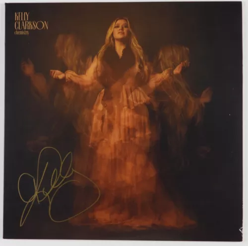 KELLY CLARKSON JSA SIGNED AUTOGRAPH ALBUM VINYL RECORD CHEMISTRY COLLECTIBLE MEMORABILIA