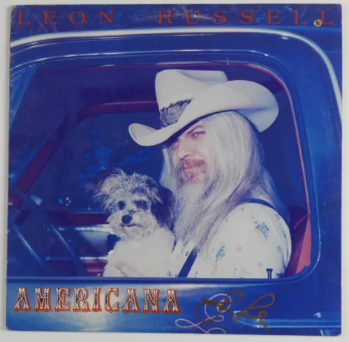 LEON RUSSELL JSA SIGNED AUTOGRAPH ALBUM RECORD VINYL AMERICANA COLLECTIBLE MEMORABILIA
