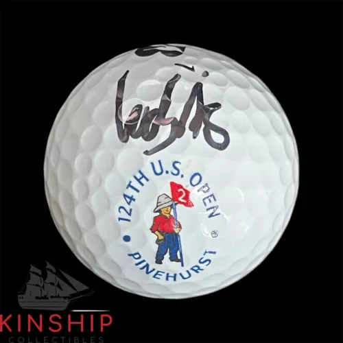 Ludvig Aberg signed 2024 US Open Pinehurst Logo Golf Ball JSA Masters