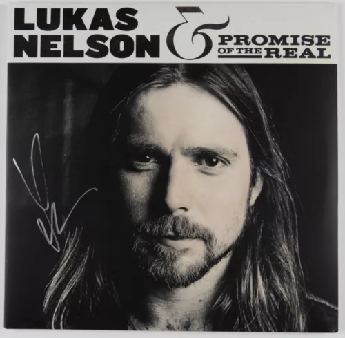 LUKAS NELSON JSA SIGNED AUTOGRAPH ALBUM RECORD VINYL PROMISE OF THE REAL COLLECTIBLE MEMORABILIA