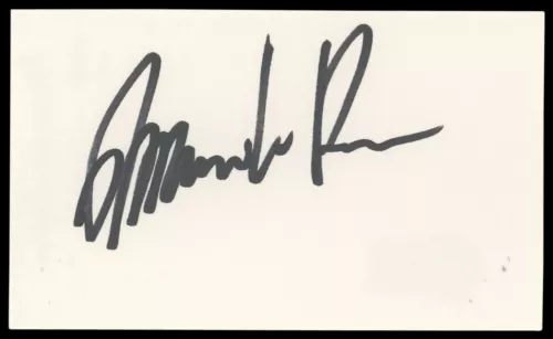 MARIO VAN PEEBLES NEW JACK CITY AUTHENTIC SIGNED 3×5 INDEX CARD BAS #BN06498 COLLECTIBLE MEMORABILIA
