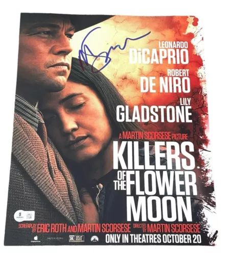 MARTIN SCORSESE SIGNED AUTOGRAPH 11×14 KILLERS OF THE FLOWER MOON POSTER BAS NY2 COLLECTIBLE MEMORABILIA