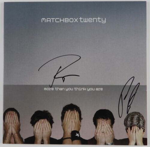 MATCHBOX 20 ROB THOMAS JSA AUTOGRAPH SIGNED ALBUM PAUL DOUCETTE COLLECTIBLE MEMORABILIA