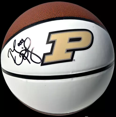 MATT PAINTER SIGNED AUTOGRAPHED PURDUE BOILERMAKERS LOGO BASKETBALL COA COLLECTIBLE MEMORABILIA