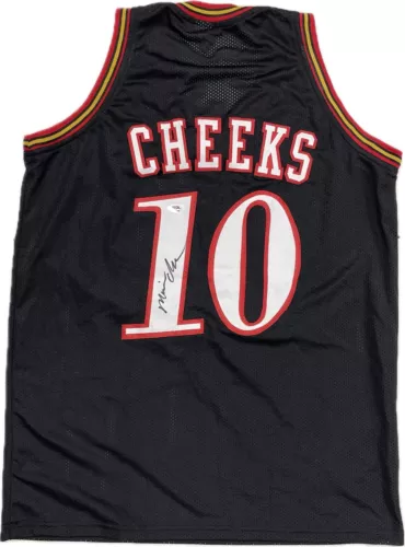 MAURICE MO CHEEKS SIGNED JERSEY PSA/DNA 76ERS AUTOGRAPHED SIXERS COLLECTIBLE MEMORABILIA