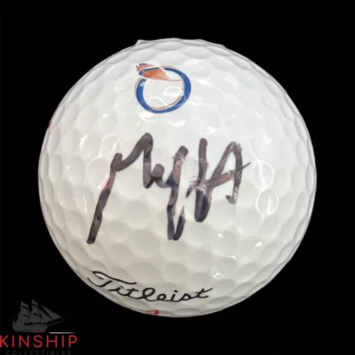 MAX HOMA SIGNED WELLS FARGO QUAIL LOGO GOLF BALL JSA MASTERS AUTO A3283 COLLECTIBLE MEMORABILIA