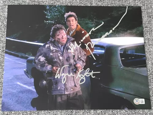 MICHAEL RICHARDS WAYNE KNIGHT SIGNED AUTOGRAPH 11×14 “SEINFELD” NEWMAN PHOTO BAS COLLECTIBLE MEMORABILIA