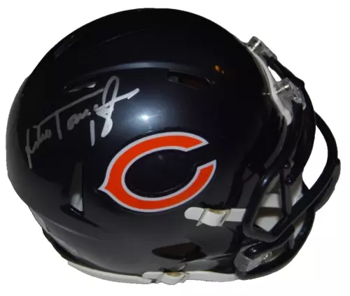 MIKE TOMCZAK SIGNED (CHICAGO BEARS) MINI FOOTBALL HELMET BECKETT BAS BP30750 COLLECTIBLE MEMORABILIA