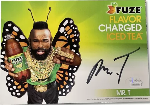 Mr. T Signed Autographed Fuze Cut The A-Team Rocky III I Pity the Fool JSA