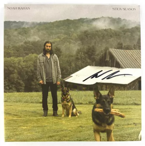 NOAH KAHAN SIGNED AUTOGRAPH ALBUM VINYL RECORD LP – STICK SEASON – JSA COA COLLECTIBLE MEMORABILIA