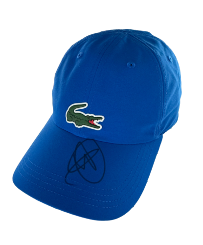 NOVAK DJOKOVIC SIGNED AUTOGRAPH TENNIS CAP HAT – WIMBLEDON CHAMPION BECKETT COA COLLECTIBLE MEMORABILIA