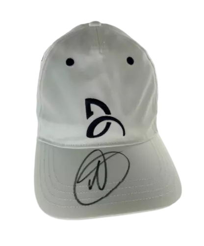 NOVAK DJOKOVIC SIGNED AUTOGRAPH WHITE LOGO TENNIS BASEBALL CAP HAT – BECKETT COA COLLECTIBLE MEMORABILIA