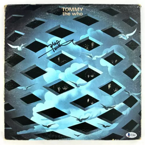 PETE TOWNSHEND THE WHO SIGNED AUTOGRAPH ALBUM RECORD – TOMMY FULL SIGNATURE! BAS COLLECTIBLE MEMORABILIA