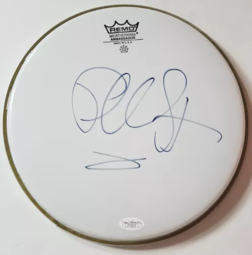 PHIL SPECTOR REAL SIGNED 10″ DRUMHEAD JSA COA AUTOGRAPHED MUSIC PRODUCER BEATLES COLLECTIBLE MEMORABILIA