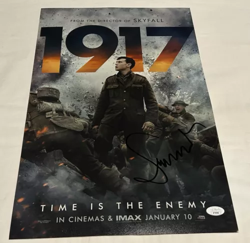 SAM MENDES SIGNED 1917 12X18 MOVIE POSTER 2 JSA COLLECTIBLE MEMORABILIA