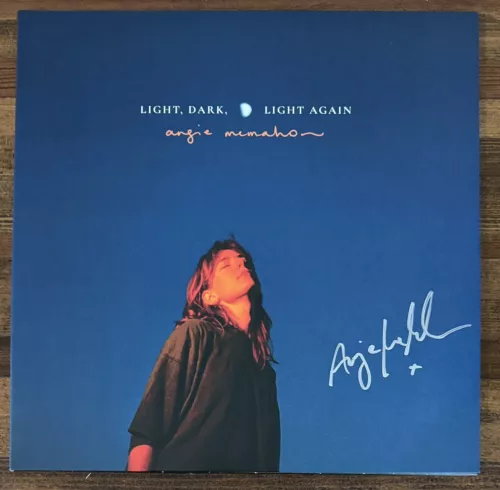 SIGNED ANGIE MCMAHON LIGHT DARK LIGHT AGAIN GREEN VINYL LP PSA DNA COA AUTOGRAPH COLLECTIBLE MEMORABILIA
