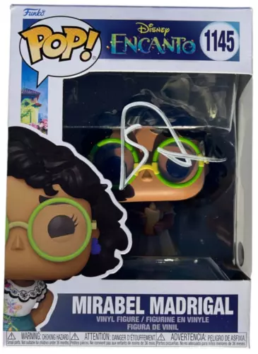 STEPHANIE BEATRIZ SIGNED FUNKO POP VINYL ENCANTO MIRABEL MADRIGAL 1145 AUTO JSA COLLECTIBLE MEMORABILIA