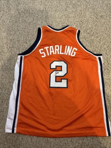 SYRACUSE ORANGE- JJ STARLING SIGNED AUTOGRAPH JERSEY COA BASKETBALL