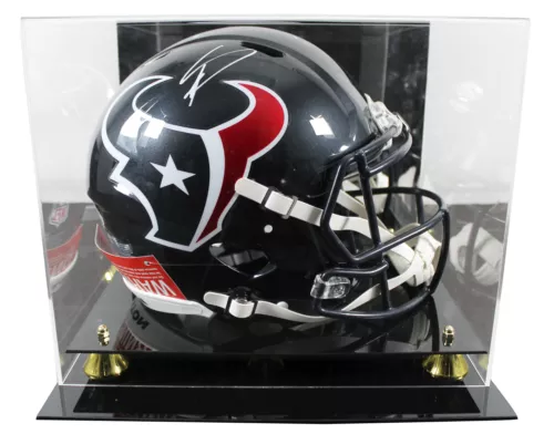 TEXANS STEFON DIGGS SIGNED FULL SIZE SPEED PROLINE HELMET W/ CASE BAS WITNESSED COLLECTIBLE MEMORABILIA