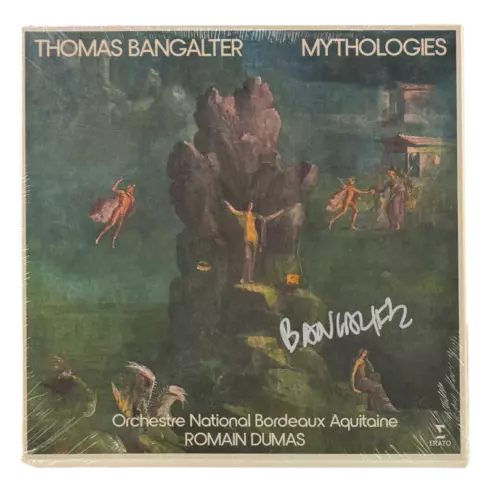 THOMAS BANGALTER DAFT PUNK SIGNED AUTOGRAPH ALBUM RECORD BOX SET W/ BECKETT COA COLLECTIBLE MEMORABILIA