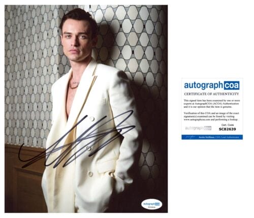 Thomas Doherty ‘Gossip Girl’ Signed Actor ‘Max Wolfe’ ACOA
