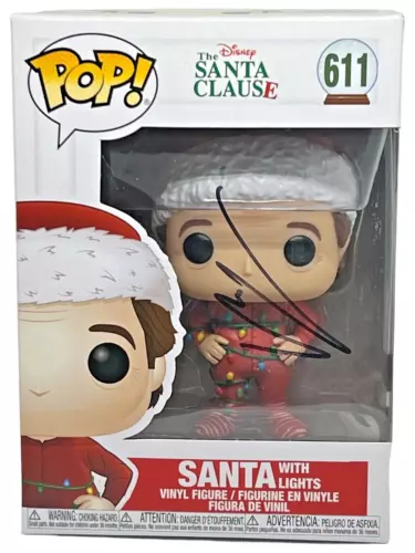 TIM ALLEN SIGNED AUTOGRAPH THE SANTA CLAUSE FUNKO POP FIGURE #611 BECKETT COA COLLECTIBLE MEMORABILIA