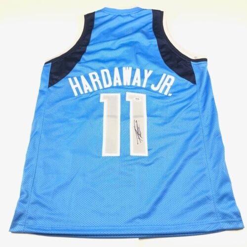 TIM HARDAWAY JR. SIGNED JERSEY PSA/DNA DALLAS MAVERICKS AUTOGRAPHED COLLECTIBLE MEMORABILIA