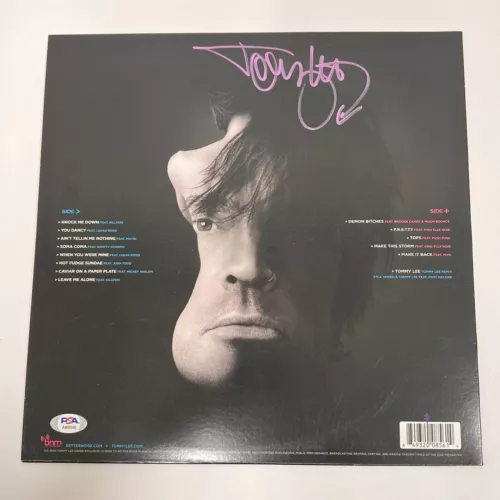 TOMMY LEE SIGNED LP VINYL PSA/DNA ALBUM AUTOGRAPHED ANDRO COLLECTIBLE MEMORABILIA