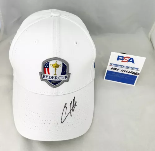 TYRRELL HATTON SIGNED HAT 2023 RYDER CUP PSA/DNA 1 COA COLLECTIBLE MEMORABILIA