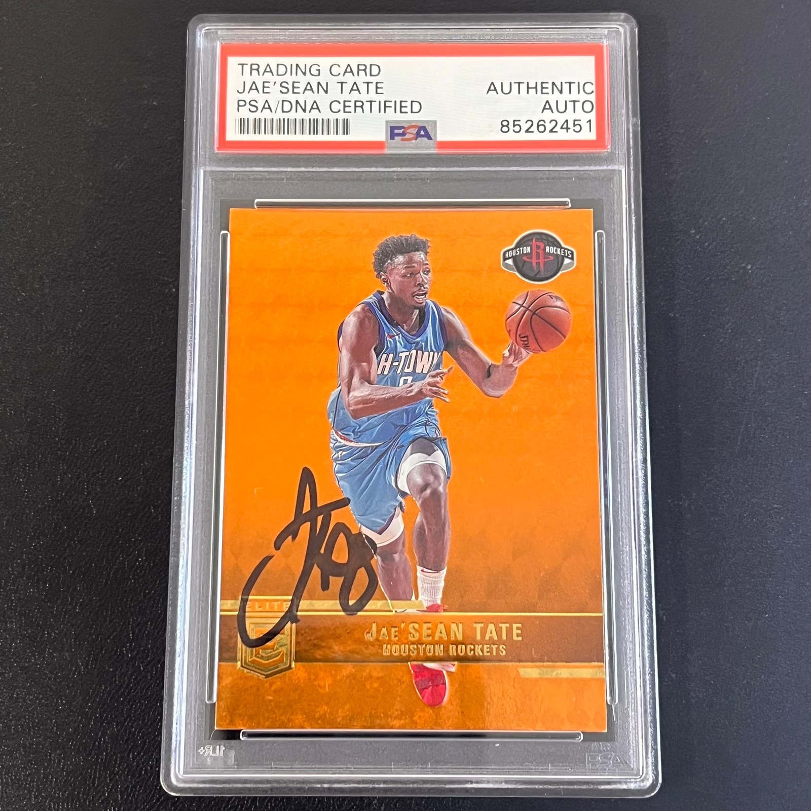 2021-22 Panini Donruss Elite #116 JAE'SEAN TATE Signed Card AUTO PSA Slabbed Roc