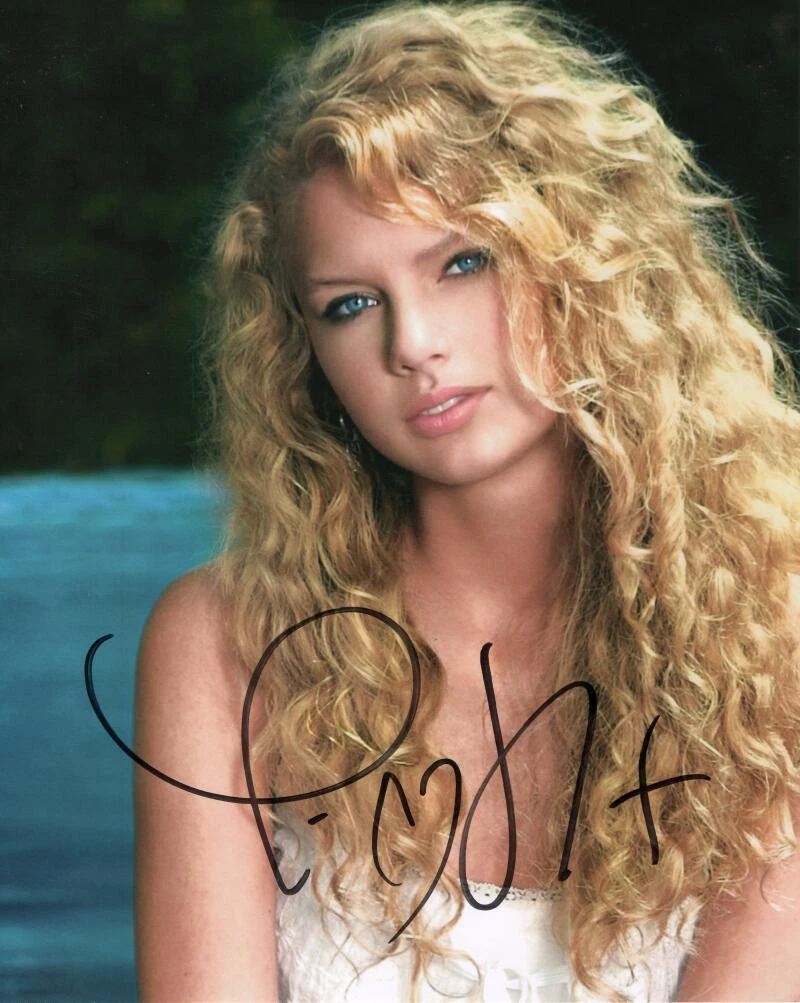 Taylor Swift Signed Autograph 8x10 Original Promo Photo Debut Era Signature! JSA