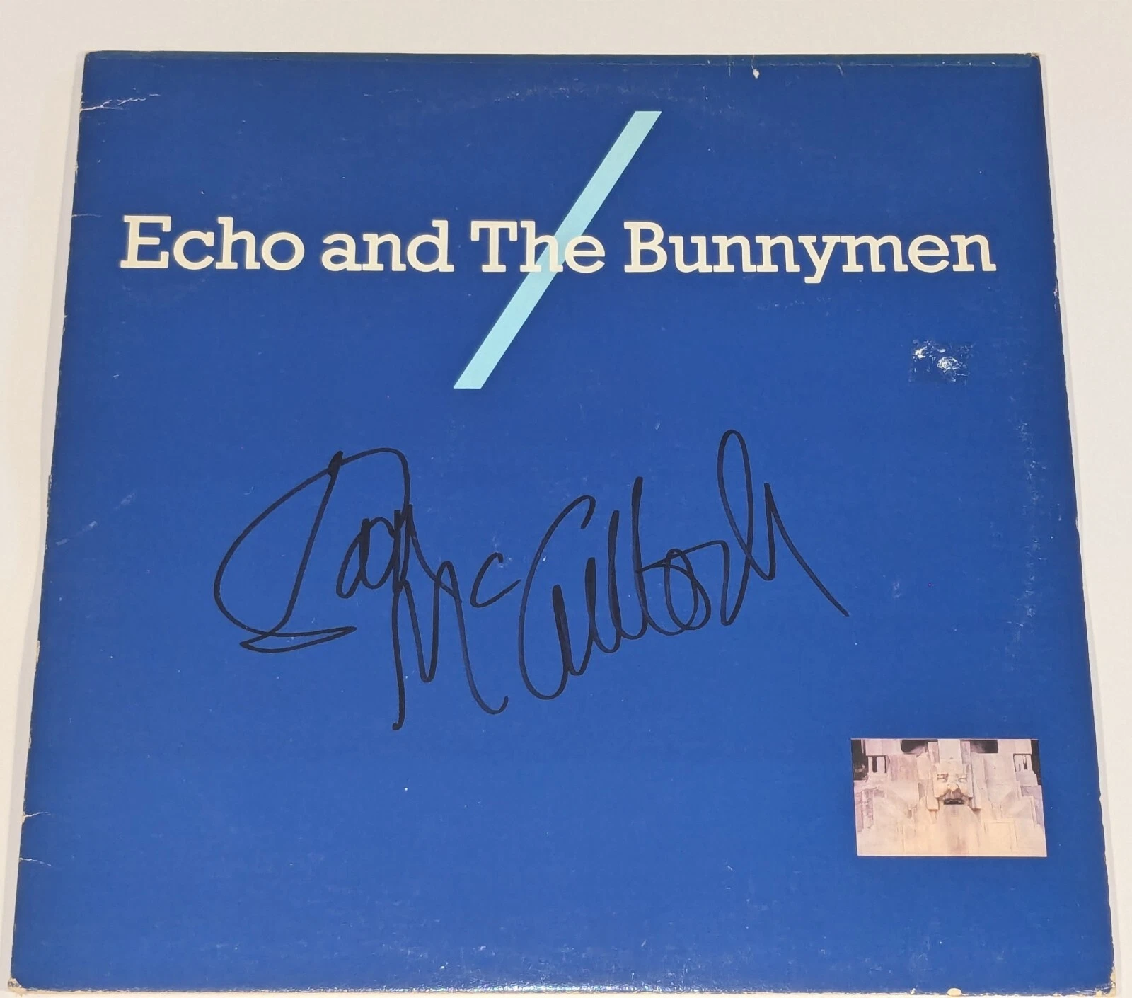 ECHO & THE BUNNYMEN IAN McCULLOCH signed autographed EP LP RECORD BECKETT (BAS)
