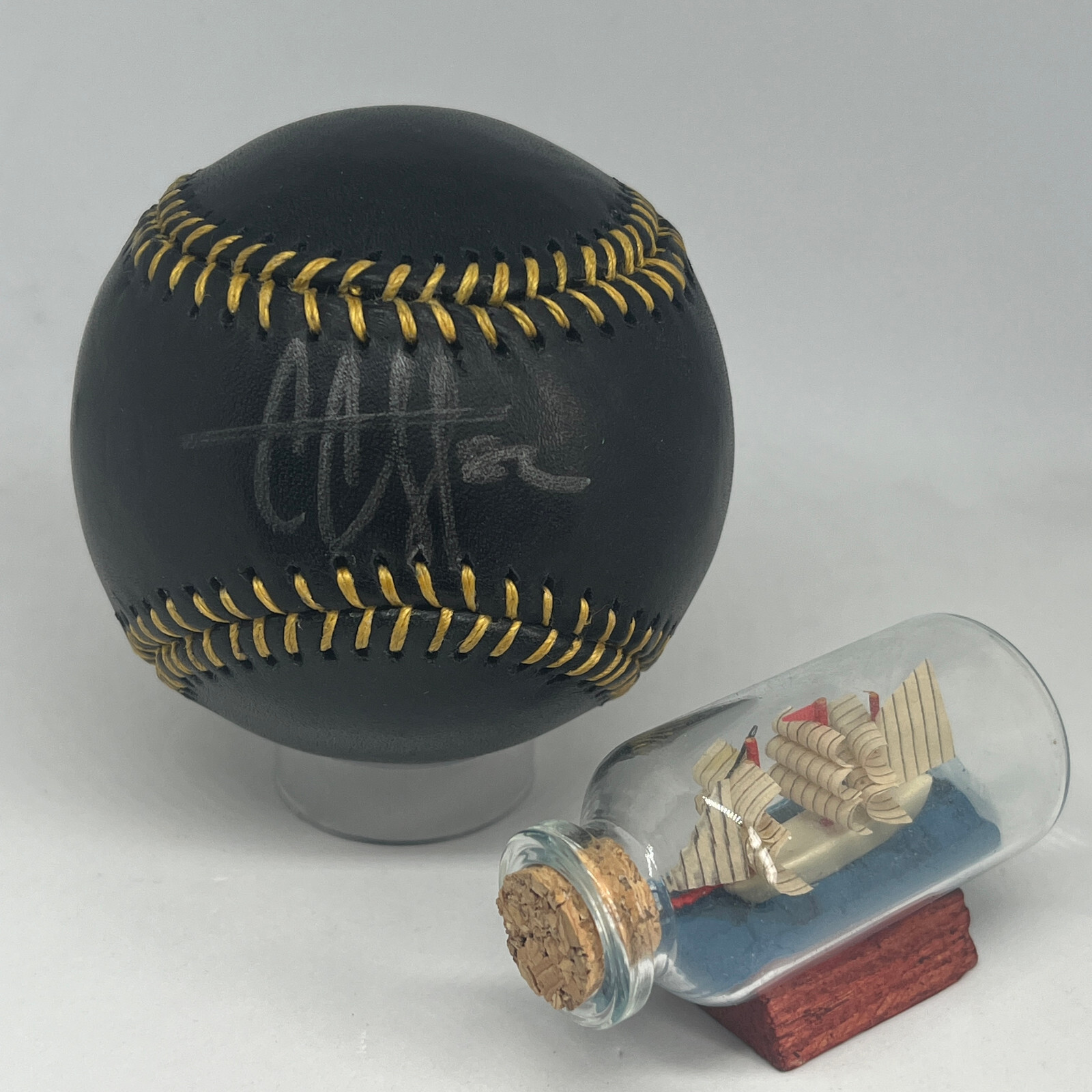 CC Sabathia signed Rawlings Black OML Baseball PSA DNA Yankees HOF Cy Auto A3358