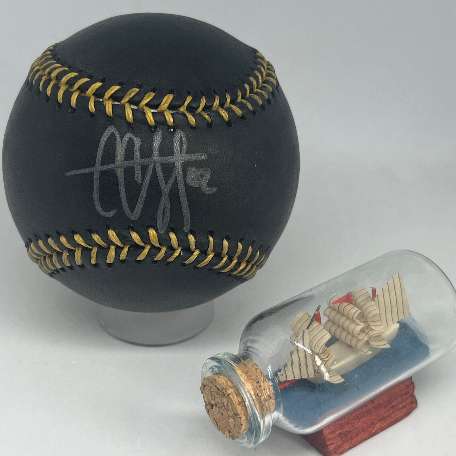 CC Sabathia signed Rawlings Black OML Baseball PSA DNA Yankees HOF Cy Auto A3362